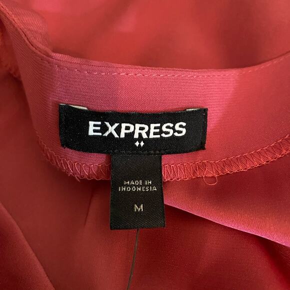 Express V Neck Top Size Medium Short Sleeve - Picture 8 of 9